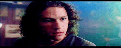 Heath Ledger GIF. Candy Gifs Filmsterren Heath ledger Abbie cornish 