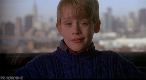 Films en series Home alone Ninja Gifs onhandig douche Ahhhhhhhhhhh hiyaaa 