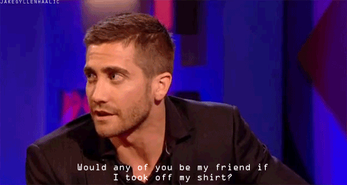 Jake Gyllenhaal GIF. Gifs Filmsterren Jake gyllenhaal Staren Wenkbrauwen 