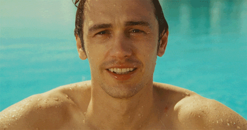 James Franco GIF. Gifs Filmsterren James franco Heet Glimlachen Shirtless 