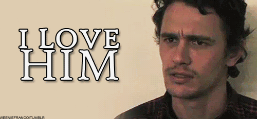 James Franco GIF. Gifs Filmsterren James franco Houd van hem Ik hou van hem 