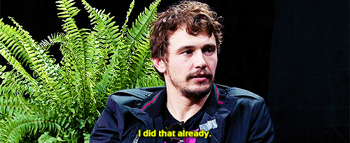 James Franco GIF. Gifs Filmsterren James franco Gelukkig Lachend 