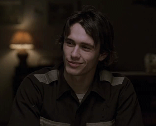 James Franco GIF. Gifs Filmsterren James franco Glimlachen Gekken en nerds 