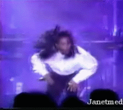Janet Jackson GIF. Artiesten Janet jackson Gifs Rhythm nation tour 