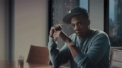 Artiesten Gifs Jay Z swag hat tip 