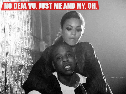 Artiesten Beyonce Gifs Jay Z op de vlucht 