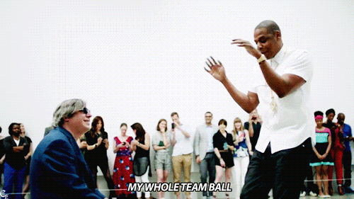 Artiesten Hip hop Gifs Jay Z zwart en wit muziekvideo naar de volgende 