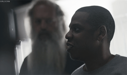 Liefde Artiesten Beyonce Gifs Jay Z zwart en wit 