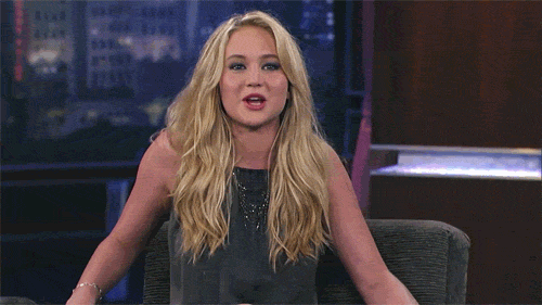 Omg Gifs Filmsterren Jennifer lawrence opgewonden 