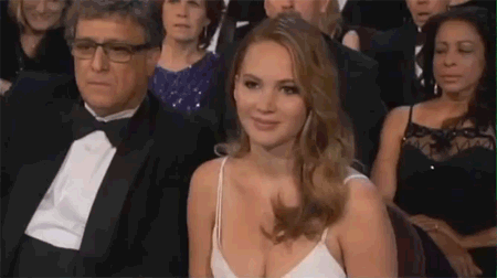 Gifs Filmsterren Jennifer lawrence celebs oscars 