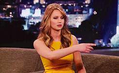 Jennifer Lawrence GIF. Gebit Gifs Filmsterren Jennifer lawrence Geen Borstelen 