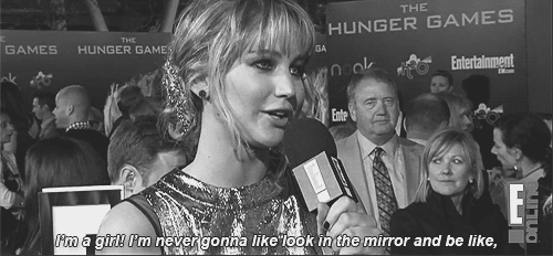 Gifs Filmsterren Jennifer lawrence brutaal wenk 