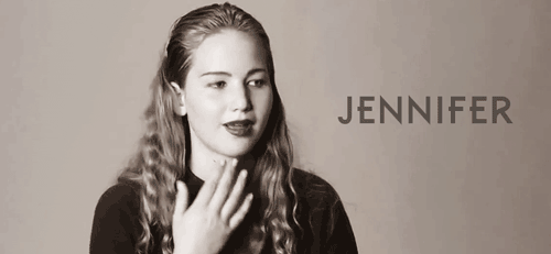 Verward Gifs Filmsterren Jennifer lawrence wat 