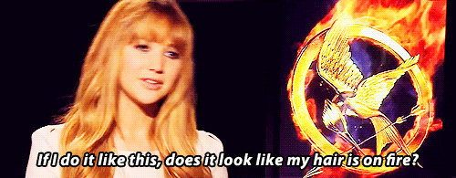 Gifs Filmsterren Jennifer lawrence ontzagwekkend opgewonden 