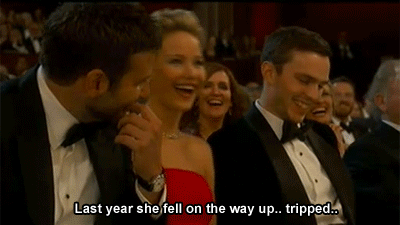 Gifs Filmsterren Jennifer lawrence bezorgd 