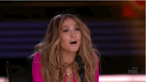 Artiesten Jennifer lopez Gifs glimlach jlo american idol american idol xiii lach knik 