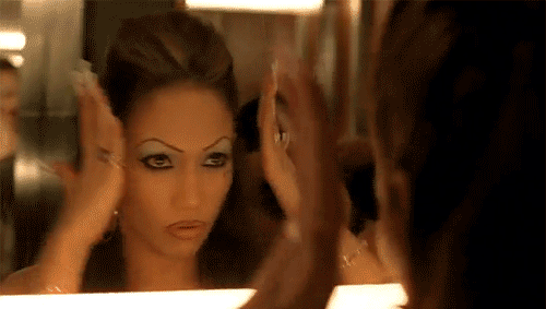 Artiesten Makeup Tv Jennifer lopez Gifs spiegel 
