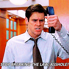 Jim Carrey GIF. Bang Advocaat Gifs Filmsterren Jim carrey Reactie Liar liar 