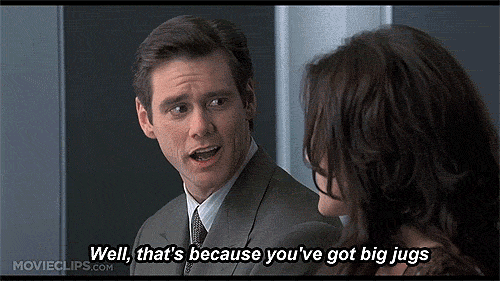 Jim Carrey GIF. Gifs Filmsterren Jim carrey Nee 