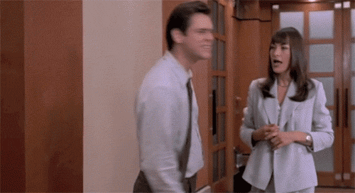 Jim Carrey GIF. Bang Advocaat Gifs Filmsterren Jim carrey Reactie Liar liar 