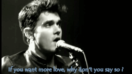 Muziek Artiesten Gifs John mayer 