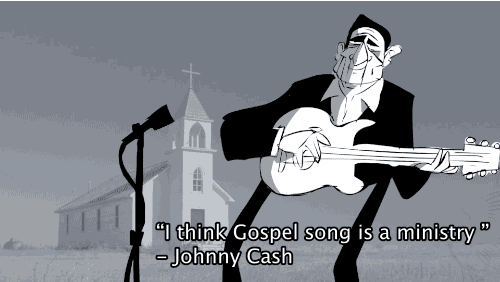 Muziek Artiesten Gifs Johnny cash intake gesprek pbs evangelie 