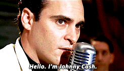 Johnny Cash GIF. Artiesten Film Gifs Johnny cash Walk the line Joaquin phoenix Wtl Slechtste kleuring ooit oh mijn go 