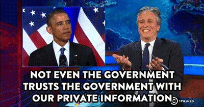 Jon Stewart GIF. Gifs Filmsterren Jon stewart Reactie 