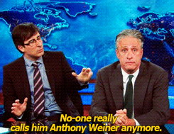 Jon Stewart GIF. Gifs Filmsterren Jon stewart Reactie Daily show Je maniacs 