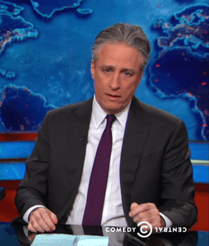Jon Stewart GIF. Bioscoop Gifs Filmsterren Jon stewart Vreemd Verschrikking The faculty 