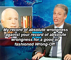 Jon Stewart GIF. Gifs Filmsterren Jon stewart Reactie Teleurgesteld Daily show 