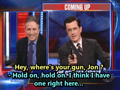 Jon Stewart GIF. Dansen Gifs Filmsterren Jon stewart 