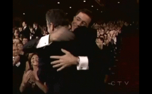 Jon Stewart GIF. Gifs Filmsterren Jon stewart Reactie Gangster Daily show 