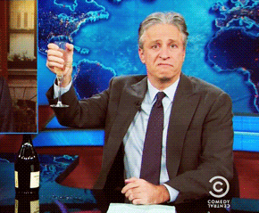 Jon Stewart GIF. Gifs Filmsterren Jon stewart Vaarwel 