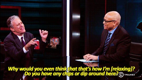 Jon Stewart GIF. Gifs Filmsterren Jon stewart Google glass 