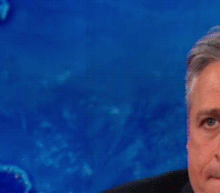 Jon Stewart GIF. Gifs Filmsterren Jon stewart Geamuseerd Popcorn 