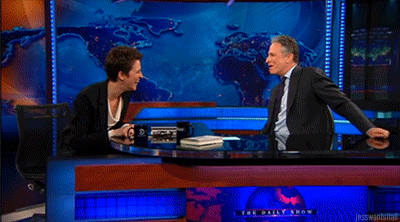 Jon Stewart GIF. Internet Gifs Filmsterren Jon stewart Centrale komedie 
