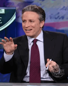 Jon Stewart GIF. Drinken Alcohol Gifs Filmsterren Jon stewart Ellen degeneres Margarita Happy hour 