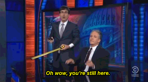 Jon Stewart GIF. Artiesten Miley cyrus Gifs Filmsterren Jon stewart John oliver 