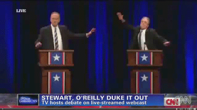 Jon Stewart GIF. Bioscoop Gifs Filmsterren Jon stewart Vreemd Verschrikking The faculty 