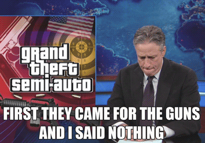 Jon Stewart GIF. Gifs Filmsterren Jon stewart Reactie Daily show Je maniacs 