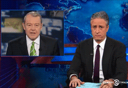 Jon Stewart GIF. Gifs Filmsterren Jon stewart Mic druppel Daily show 