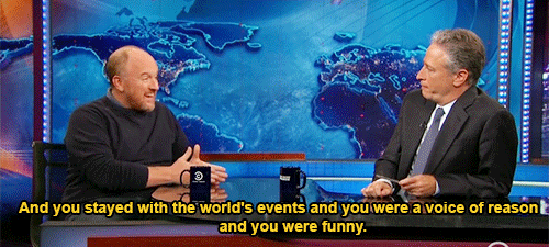 Jon Stewart GIF. Gifs Filmsterren Jon stewart Vaarwel 