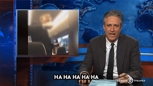 Jon Stewart GIF. Gifs Filmsterren Jon stewart Reactie 