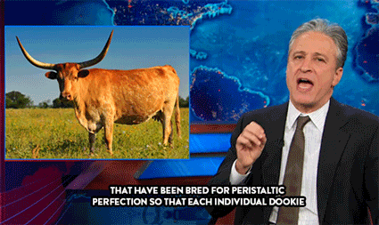 Jon Stewart GIF. Gifs Filmsterren Jon stewart Mic druppel Daily show 