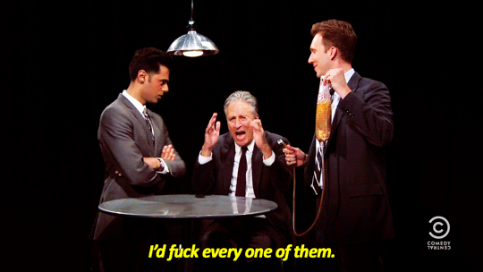 Jon Stewart GIF. Gifs Filmsterren Jon stewart Tds 