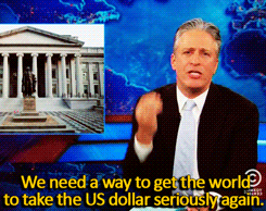 Jon Stewart GIF. Gifs Filmsterren Jon stewart Mic druppel Daily show 