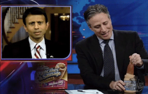 Jon Stewart GIF. Gifs Filmsterren Jon stewart Cindy crawford Babe jon 