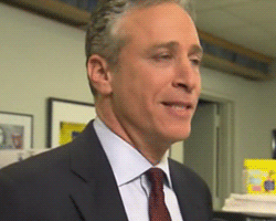 Jon Stewart GIF. Bioscoop Gifs Filmsterren Jon stewart Vreemd Verschrikking The faculty 