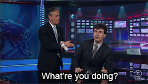 Jon Stewart GIF. Internet Gifs Filmsterren Jon stewart Centrale komedie 